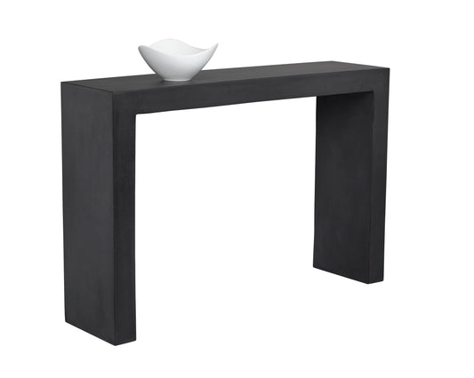 NAHLA AXLE CONSOLE TABLE - BLACK