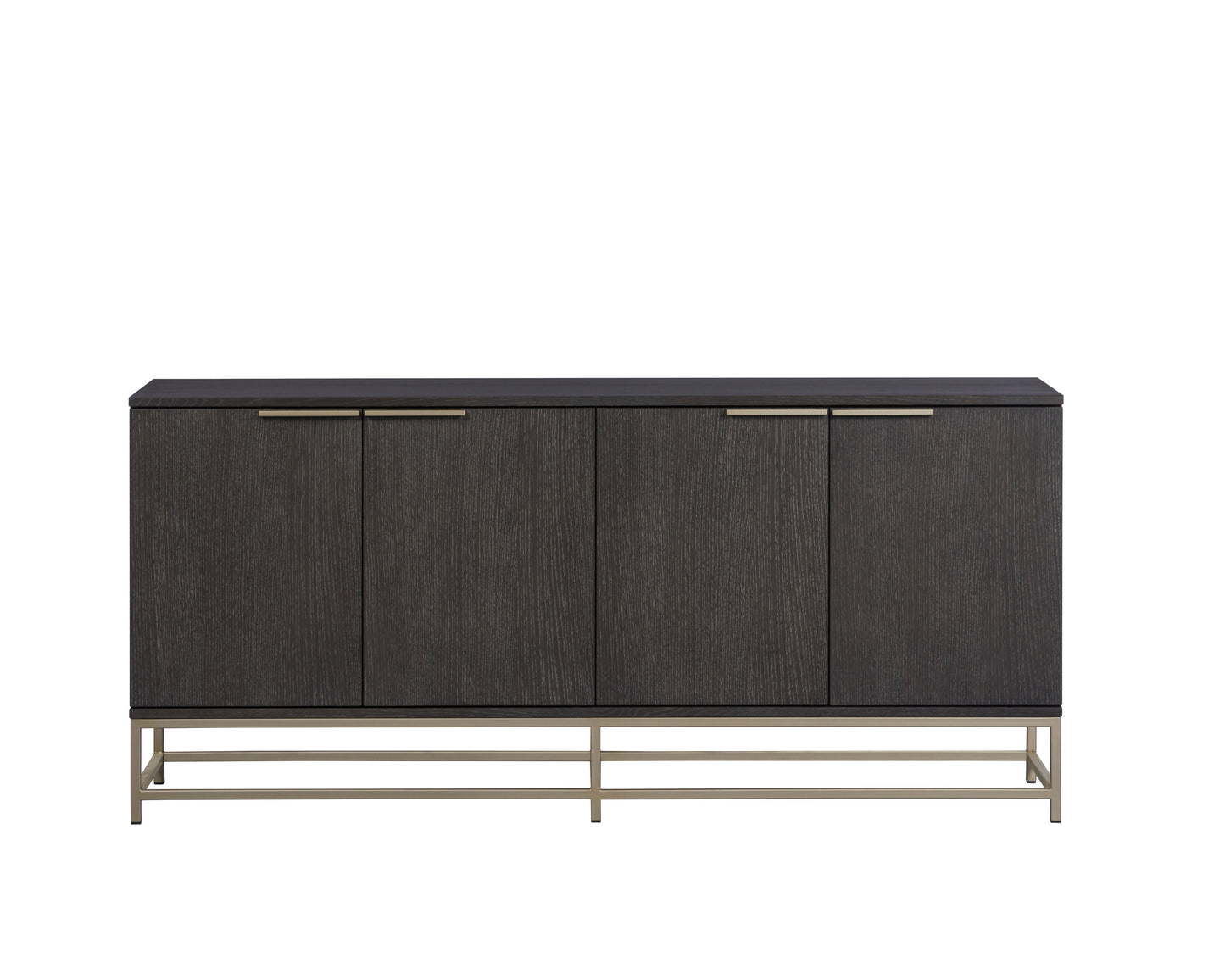 NAHLA REBEL SIDEBOARD - LARGE - GOLD - CHARCOAL GREY