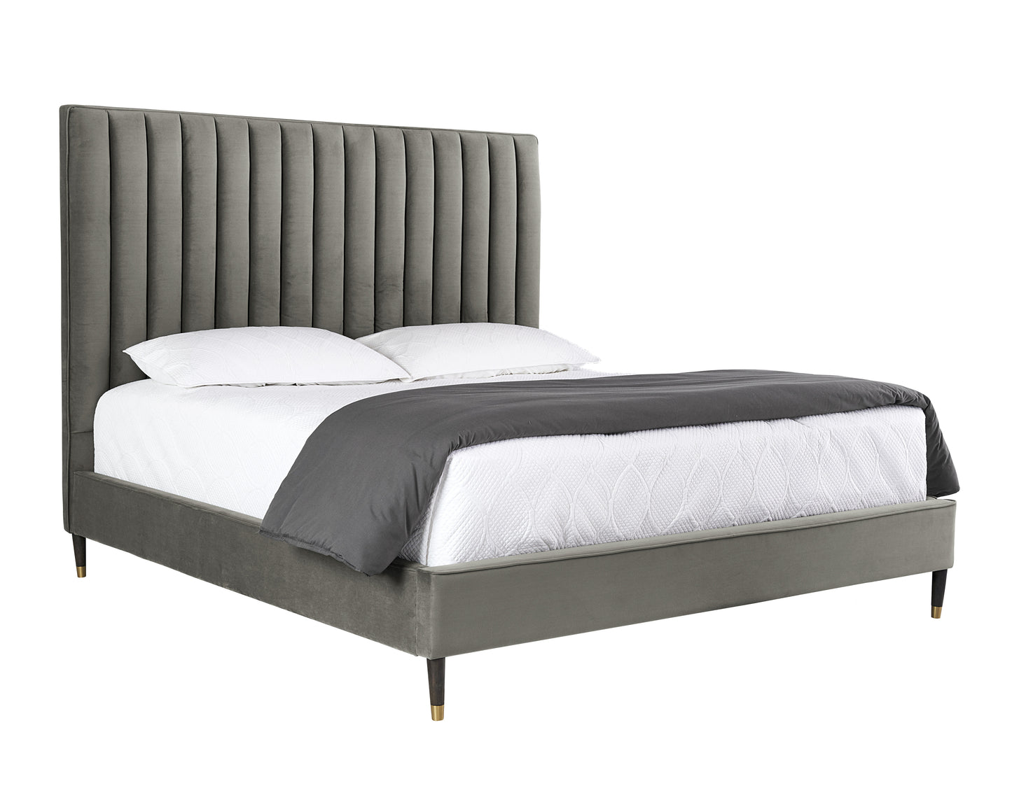 NAHLA YOSI BED - QUEEN - ANTONIO CHARCOAL