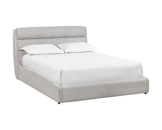 NAHLA SENNA BED - QUEEN - BELFAST HEATHER GREY