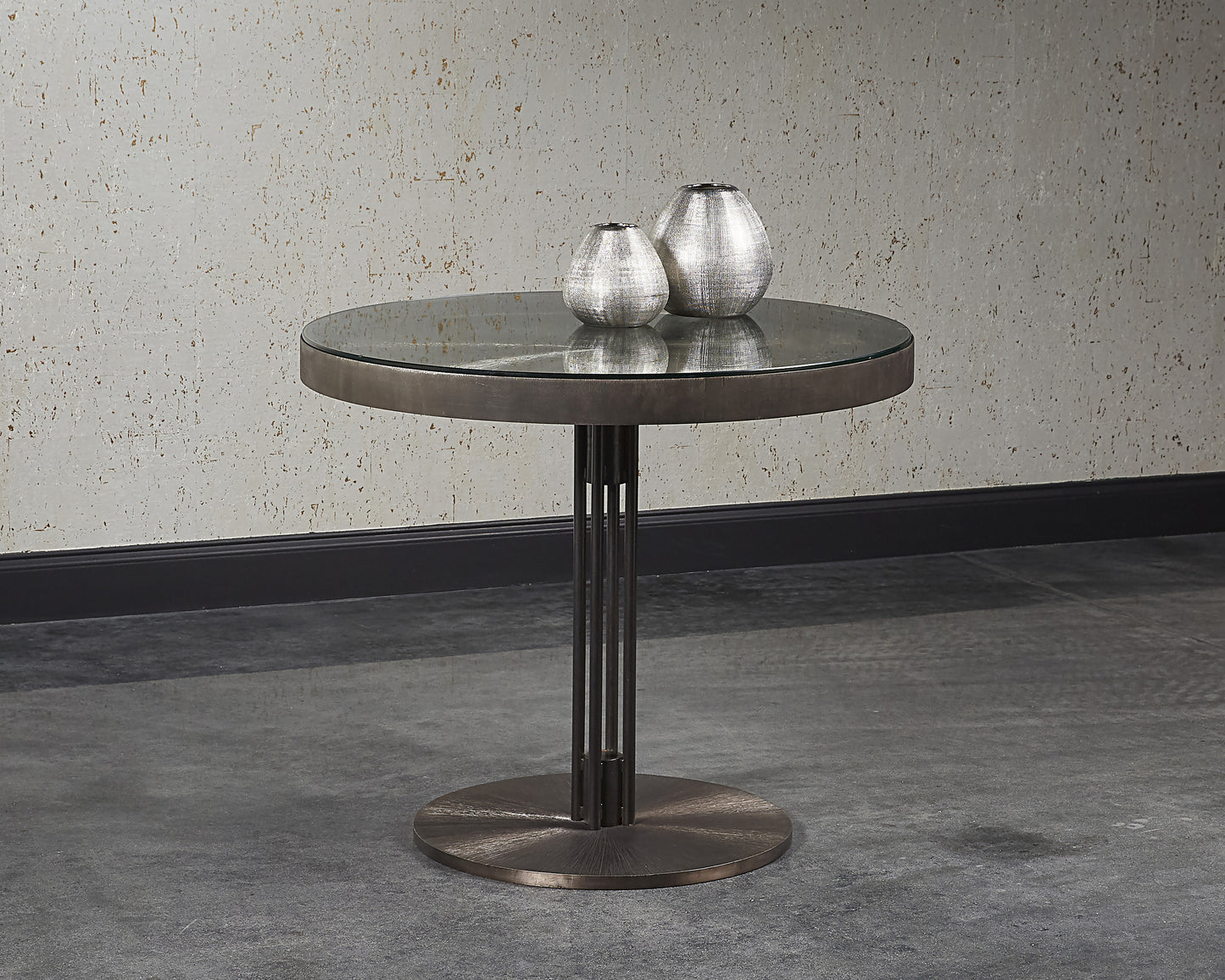 NAHLA TERRY BISTRO TABLE - ROUND - 35.5"