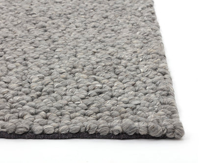 NAHLA UMEA HAND-WOVEN RUG - SILVER - 9' X 12'