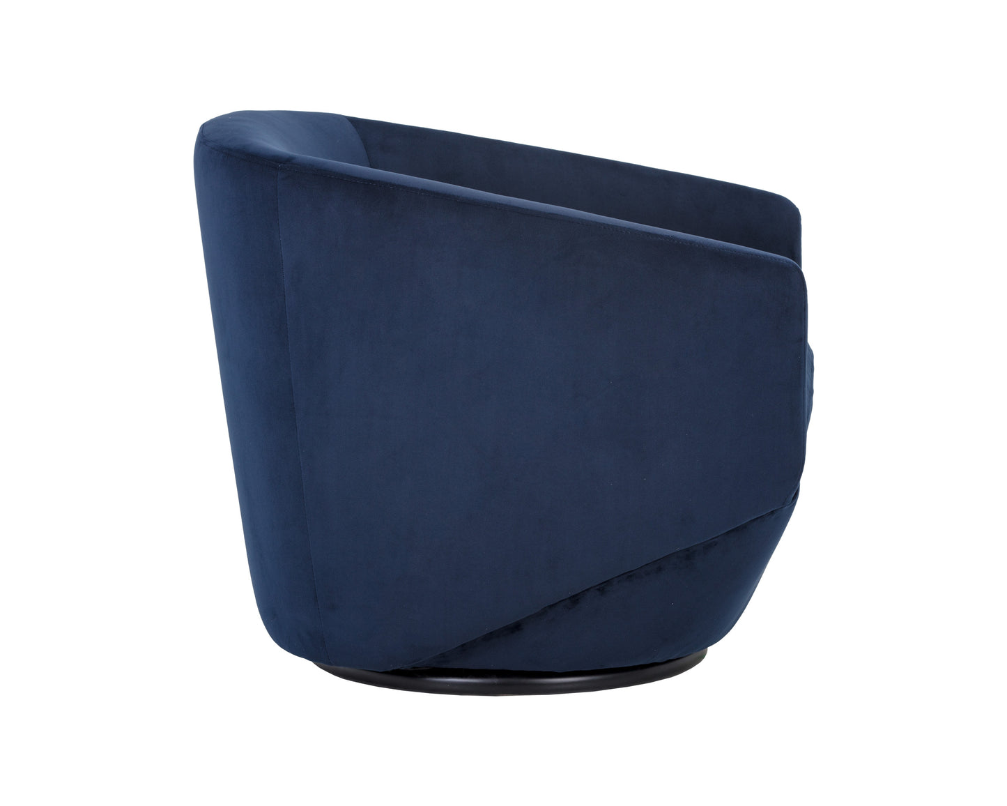 NAHLA TREVISO SWIVEL LOUNGE CHAIR - METROPOLIS BLUE