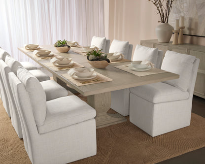 NAHLA RHAENYRA EXTENSION DINING TABLE - 86" to 120"