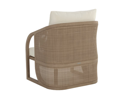 NAHLA PALERMO LOUNGE CHAIR - DRIFT BROWN - STINSON CREAM