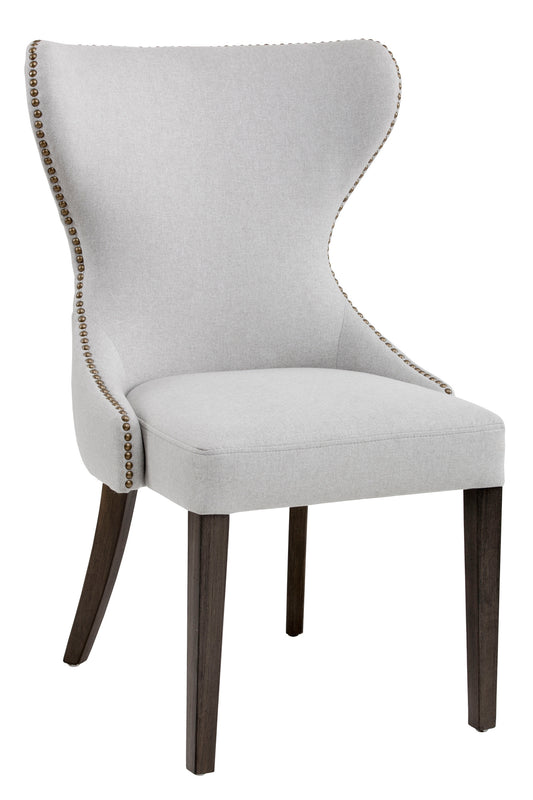 NAHLA ARIANA DINING CHAIR - LIGHT GREY