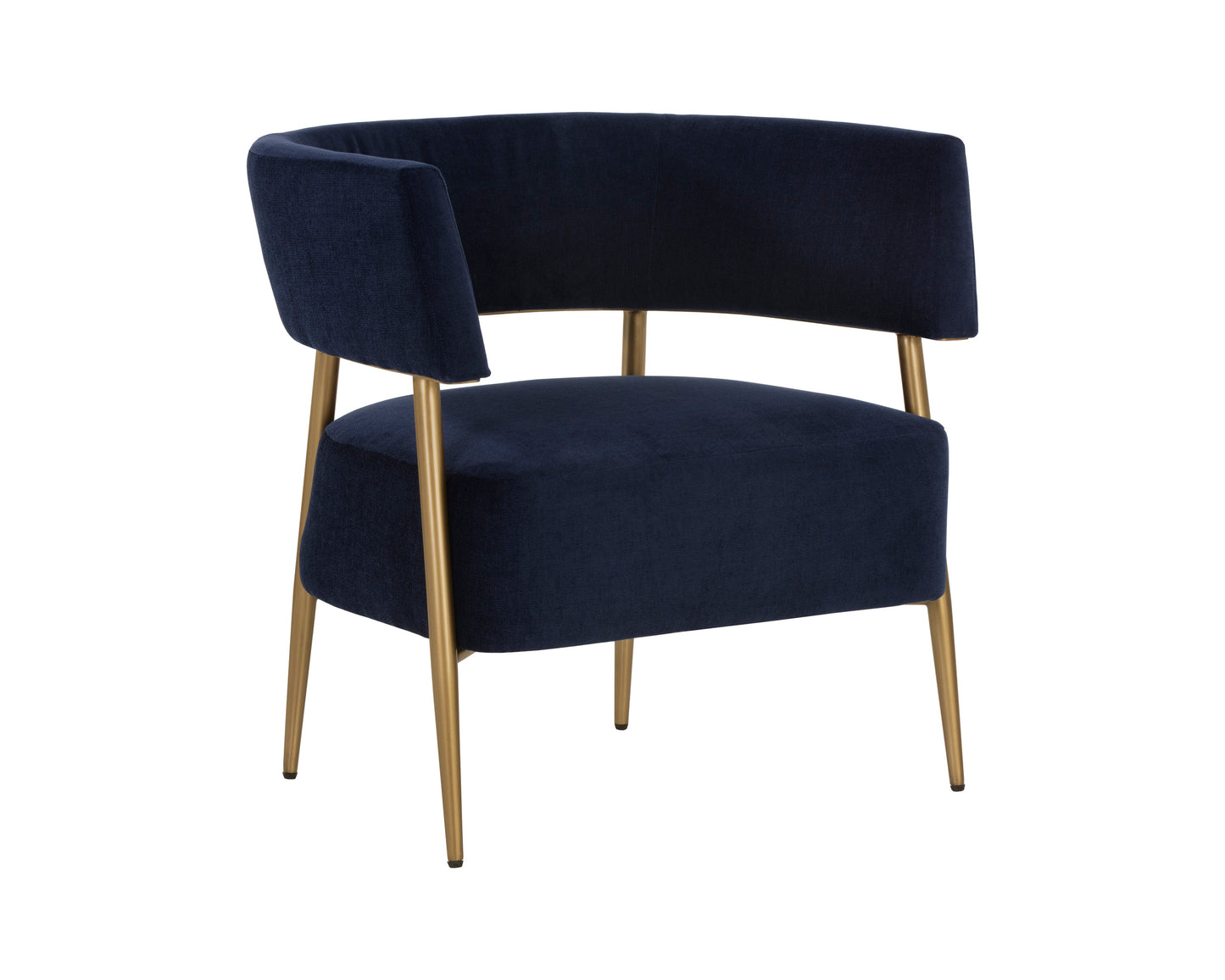 NAHLA MAESTRO LOUNGE CHAIR - DANNY NAVY