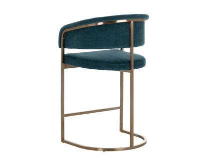 NAHLA MARRIS COUNTER STOOL - GOLD - DANNY TEAL