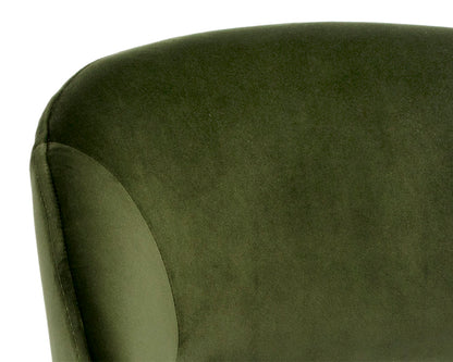 NAHLA MONAE COUNTER STOOL - MOSS GREEN