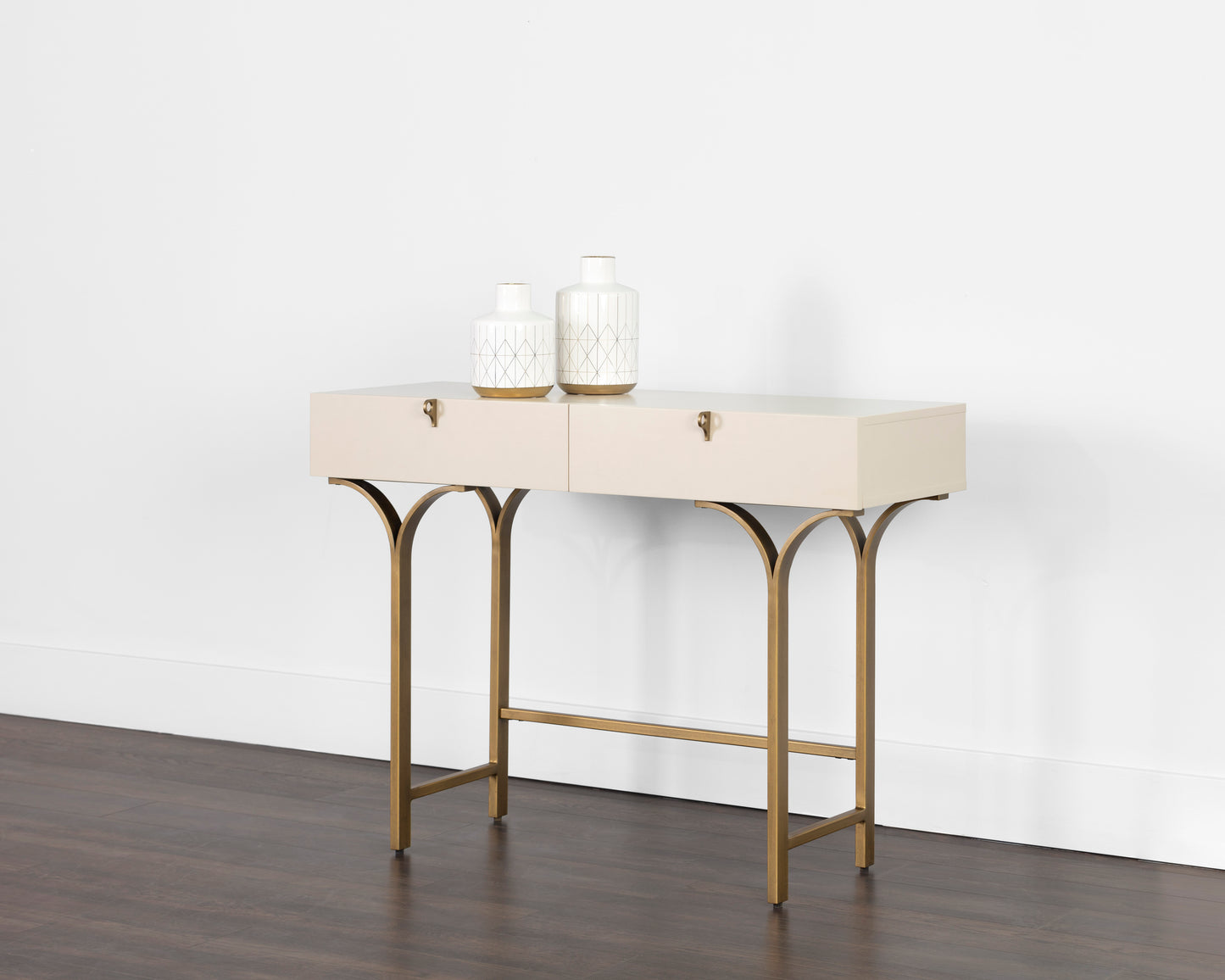 NAHLA CELINE CONSOLE TABLE - CREAM