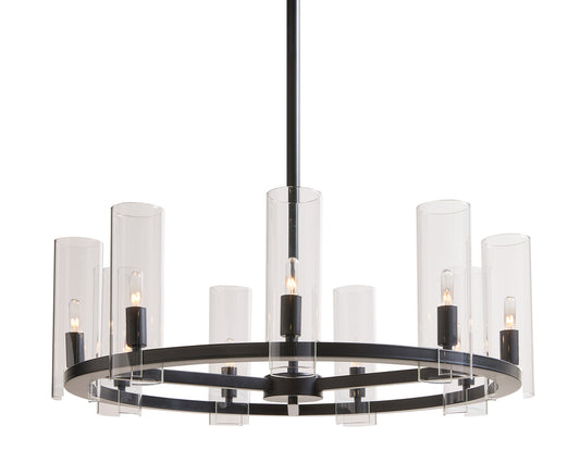 NAHLA CLARABELLE CHANDELIER - SMALL - BLACK