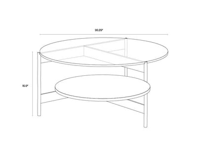 NAHLA MIKAYLA COFFEE TABLE