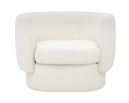 NAHLA VALENCE ARMCHAIR - MAYA WHITE