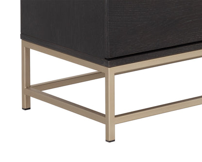 NAHLA REBEL DRESSER - LARGE - GOLD - CHARCOAL GREY