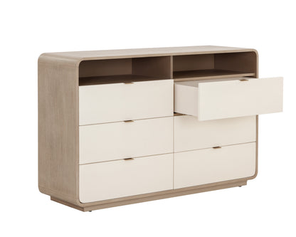 NAHLA KAYDEN DRESSER - OYSTER SHAGREEN