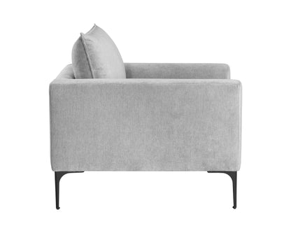 NAHLA VIRGO ARMCHAIR - POLO CLUB STONE