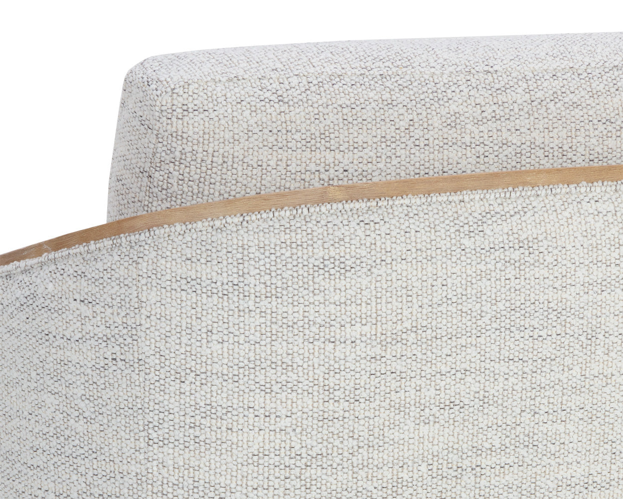 NAHLA TASIA SWIVEL LOUNGE CHAIR - MERINO COTTON