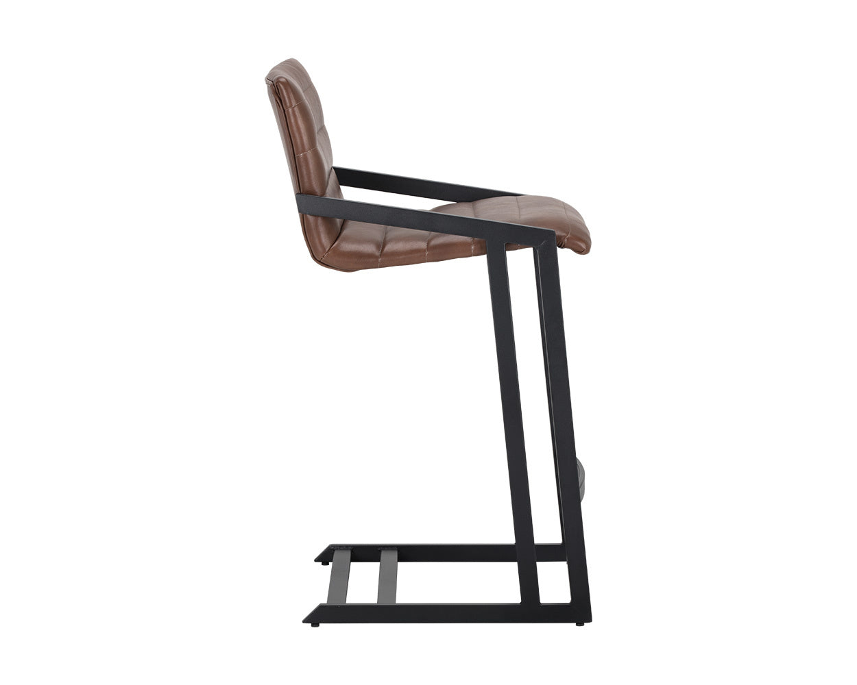 NAHLA WEBBER COUNTER STOOL - BRAVO COGNAC