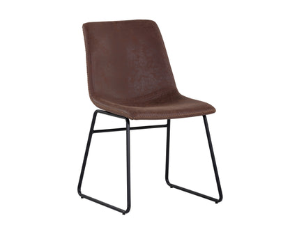 NAHLA CAL DINING CHAIR - ANTIQUE BROWN