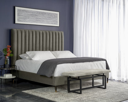 NAHLA YOSI BED - KING - ANTONIO CHARCOAL