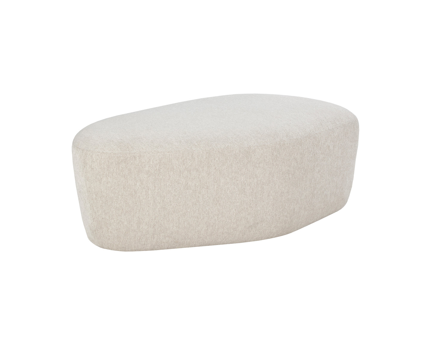 NAHLA SORAYA OTTOMAN - DOVE CREAM