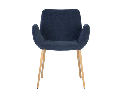 NAHLA LUCANO DINING ARMCHAIR - BELFAST NAVY