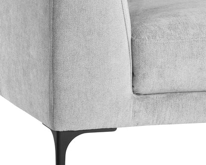 NAHLA VIRGO ARMCHAIR - POLO CLUB STONE