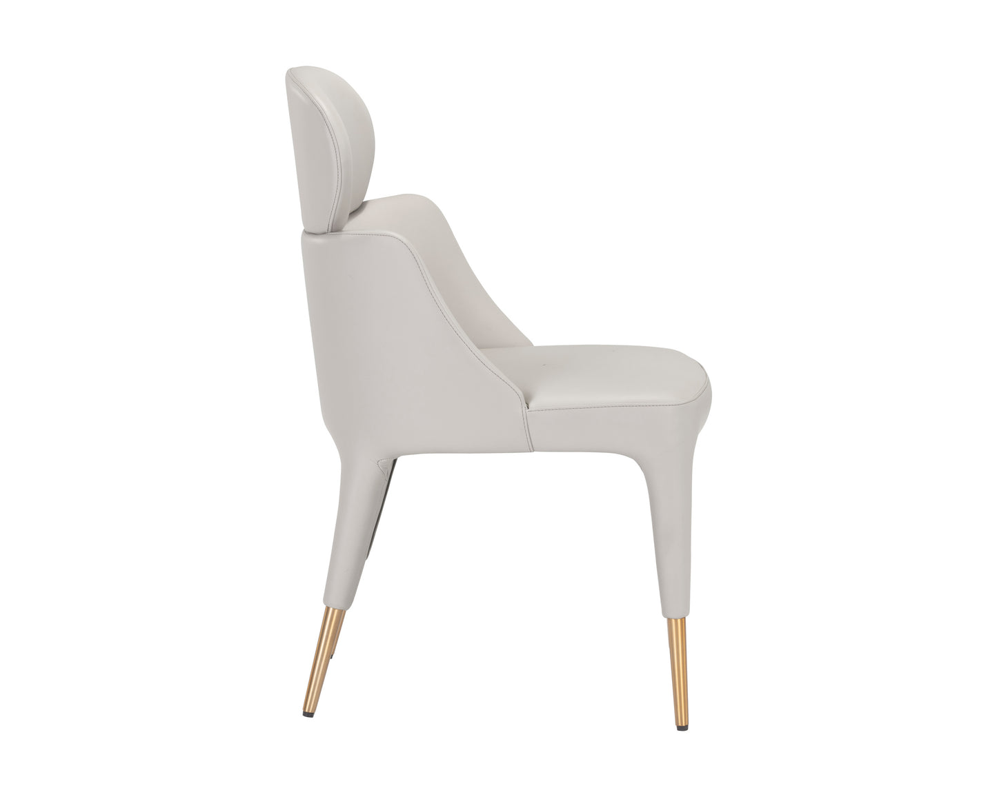 NAHLA MELODY DINING CHAIR - NAPA STONE