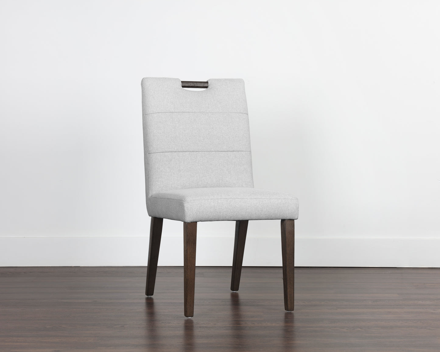 NAHLA TORY DINING CHAIR - LIGHT GREY