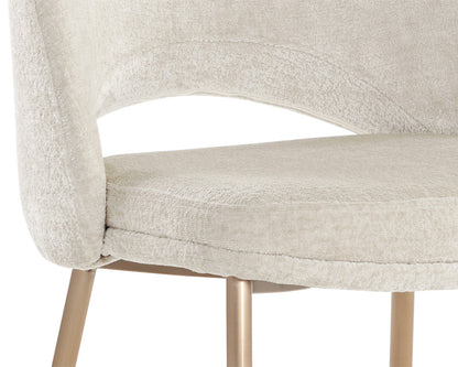 NAHLA RADELLA DINING CHAIR - BERGEN TAUPE