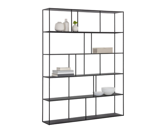 NAHLA EIFFEL BOOKCASE - EXTRA LARGE - BLACK