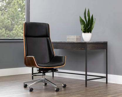 NAHLA RHETT OFFICE CHAIR - DILLON BLACK