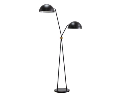 NAHLA FAVEN FLOOR LAMP - BLACK