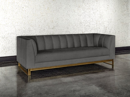 NAHLA PARKER SOFA - ZENITH GRAPHITE GREY