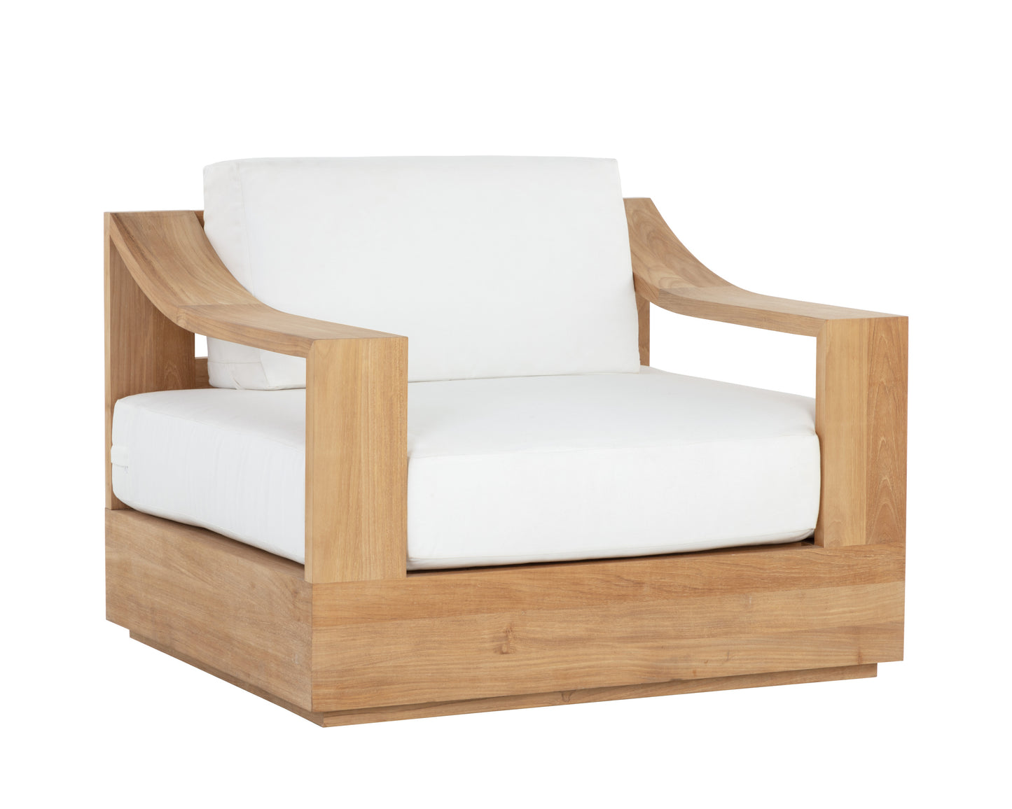 NAHLA TAHITI SWIVEL LOUNGE CHAIR - STINSON WHITE