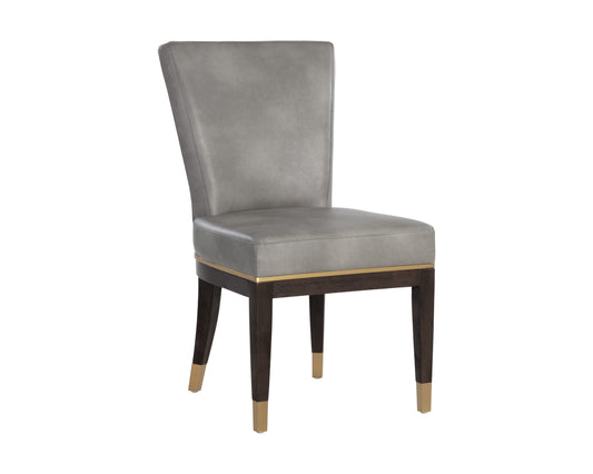 NAHLA ALISTER DINING CHAIR - BRAVO METAL / POLO CLUB STONE