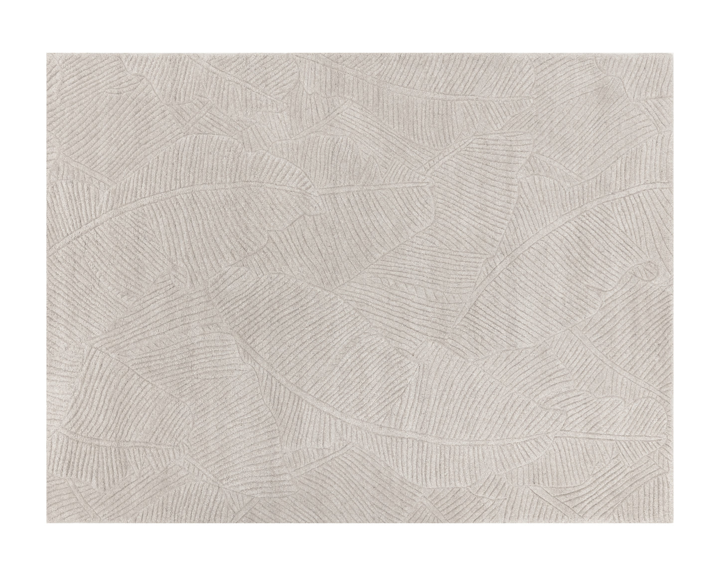 NAHLA CALATHEA HAND-TUFTED RUG - OATMEAL - 9' X 12'