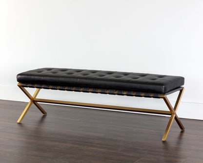 NAHLA KENJI BENCH - SMALL - GOLD - BRAVO BLACK