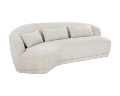 NAHLA SORAYA SOFA - DOVE CREAM