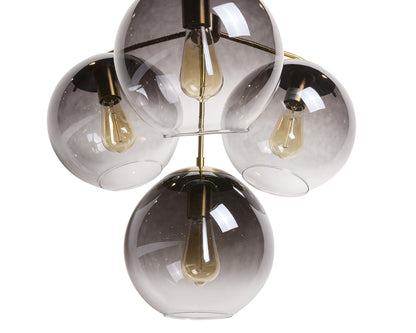 NAHLA KAMARA CHANDELIER - BRASS