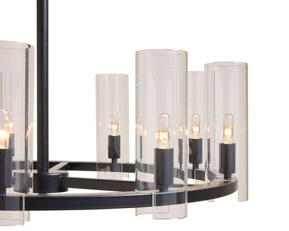 NAHLA CLARABELLE CHANDELIER - SMALL - BLACK