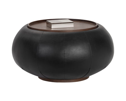 NAHLA ZENZI STORAGE COFFEE TABLE - BRAVO BLACK