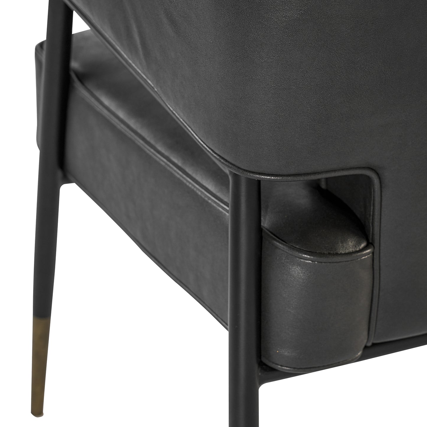 NAHLA DEROME DINING ARMCHAIR - BRAVO PORTABELLA