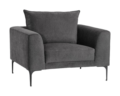 NAHLA VIRGO ARMCHAIR - POLO CLUB KOHL GREY