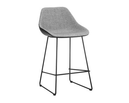 NAHLA MCCOY COUNTER STOOL - NOVEMBER GREY / NIGHTFALL BLACK