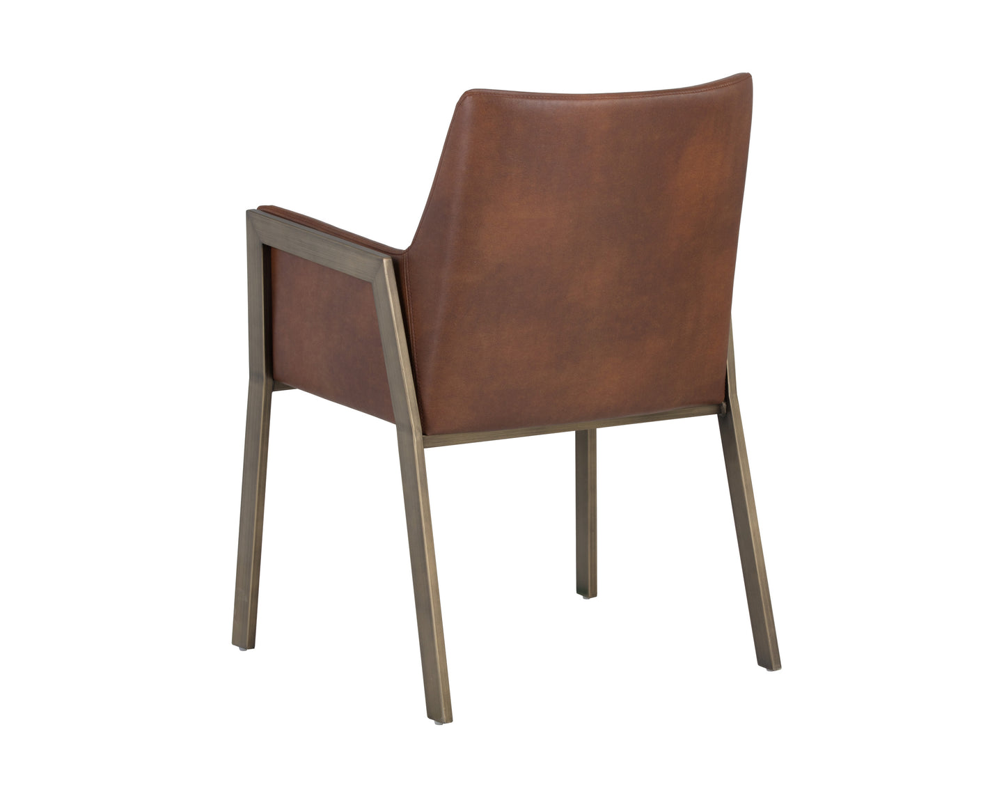 NAHLA BERNADETTE DINING ARMCHAIR - BRAVO COGNAC