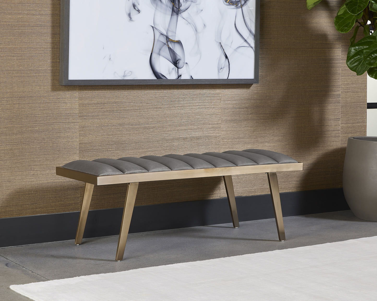 NAHLA FARLEY BENCH - VIENNA BOUTIQUE GREY