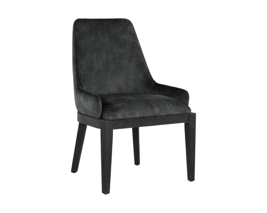 NAHLA DUPONT DINING CHAIR - NONO DARK GREEN