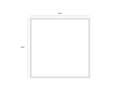 NAHLA LONESOME WETLANDS - 60" X 60" - BLACK FLOATER FRAME