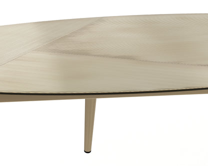 NAHLA TUNER COFFEE TABLE - OVAL